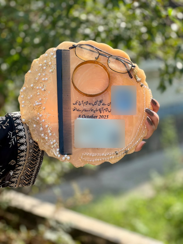 Custom Memory Keepsake Resin Tray